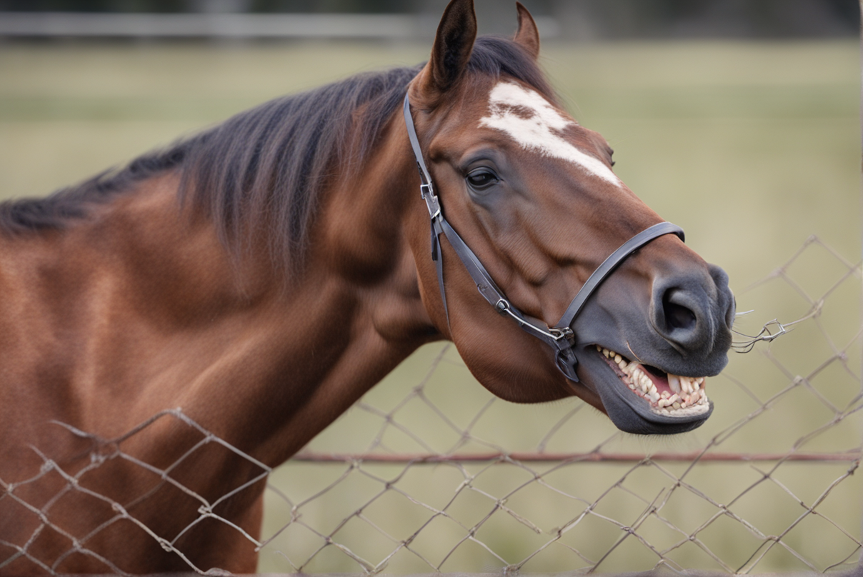 Why Do Horses Show Their Teeth After Eating?