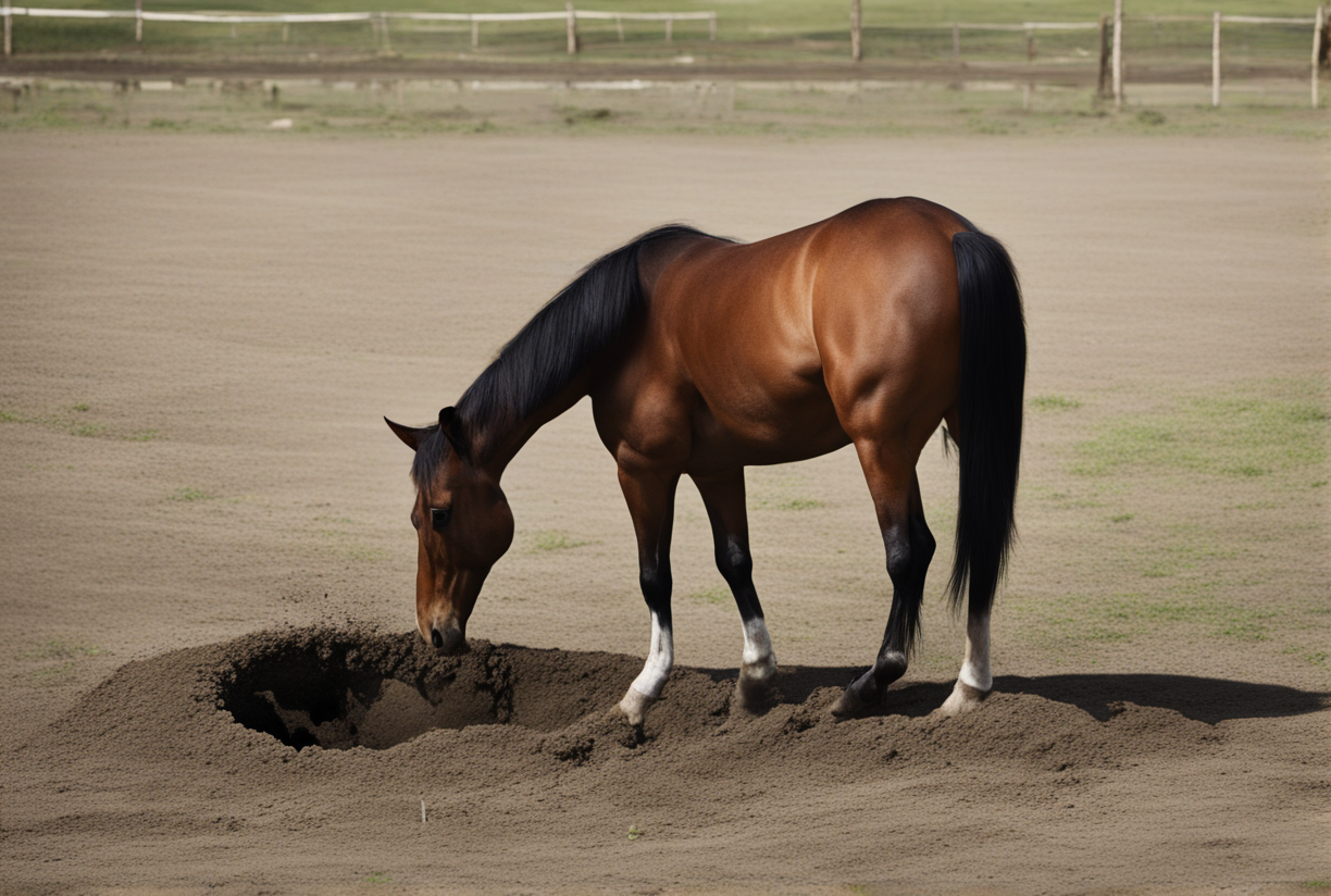 Digging Deeper: Surprising Instincts That Drive Horses to Dig a Hole