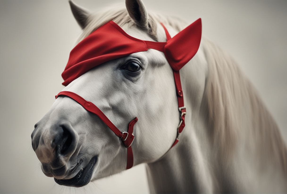 why-do-race-horses-wear-red-masks