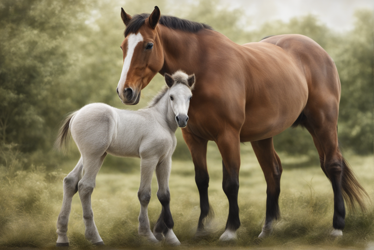 why do horses attack foals