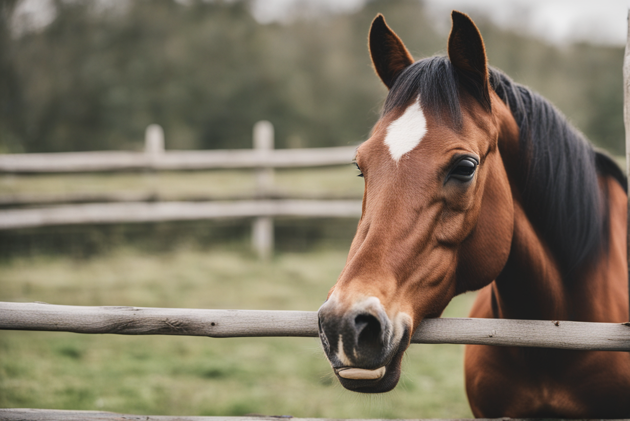 Beyond the Bite: The Reasons Why Horses Chew Fences