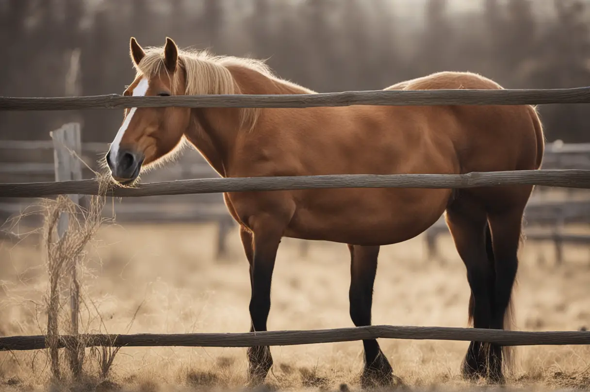 Beyond The Bite: The Reasons Why Horses Chew Fences – HorseRoots